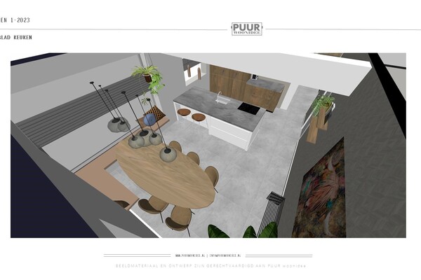 2D ontwerp interieurplan